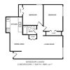 2 Bedroom, 1 Bath