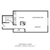 Studio, 1 Bath
