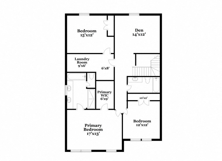 a floor plan of a house with two floors and a garage