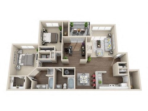 1212 Raintree Drive 1-3 Beds Apartment for Rent - Photo Gallery 15