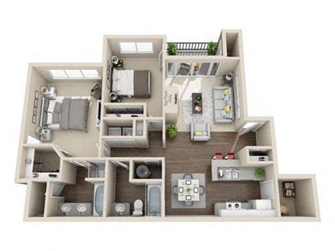 1212 Raintree Drive 1-3 Beds Apartment for Rent - Photo Gallery 13