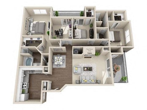 1212 Raintree Drive 1-3 Beds Apartment for Rent - Photo Gallery 18