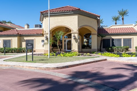 Clubhouse front entrance