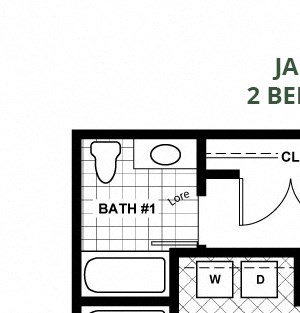 2 Bed / 2 Bath