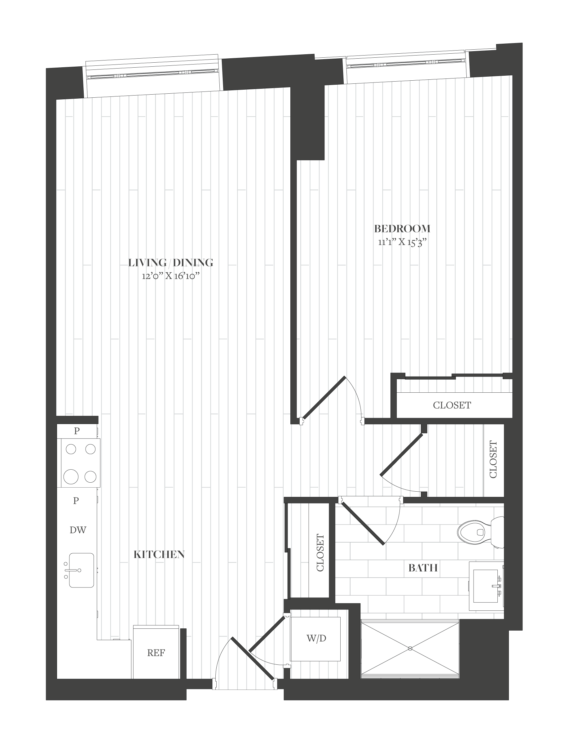 1 Bed/1 Bath-A11