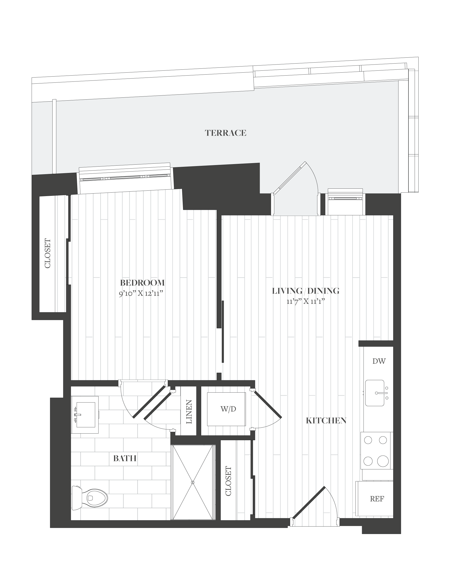 1 Bed/1 Bath-A8
