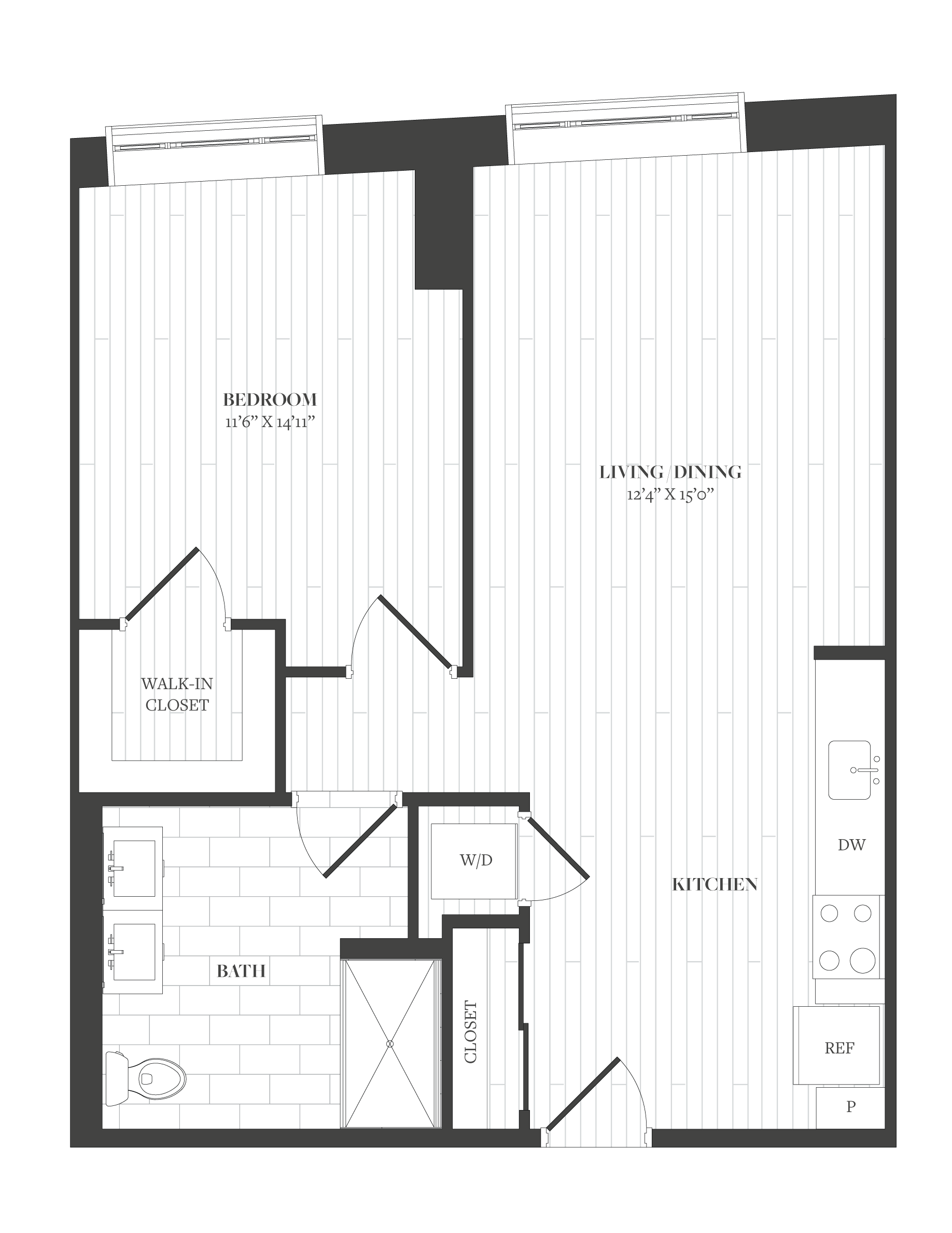 1 Bed/1 Bath-A9
