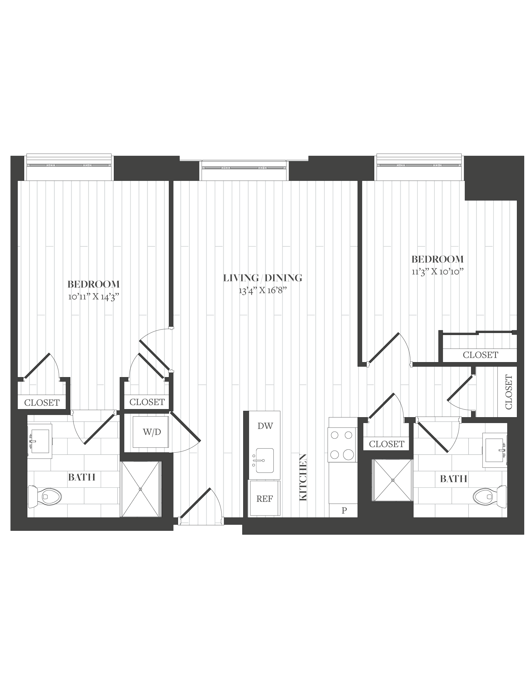 2 Bed/2 Bath-B3