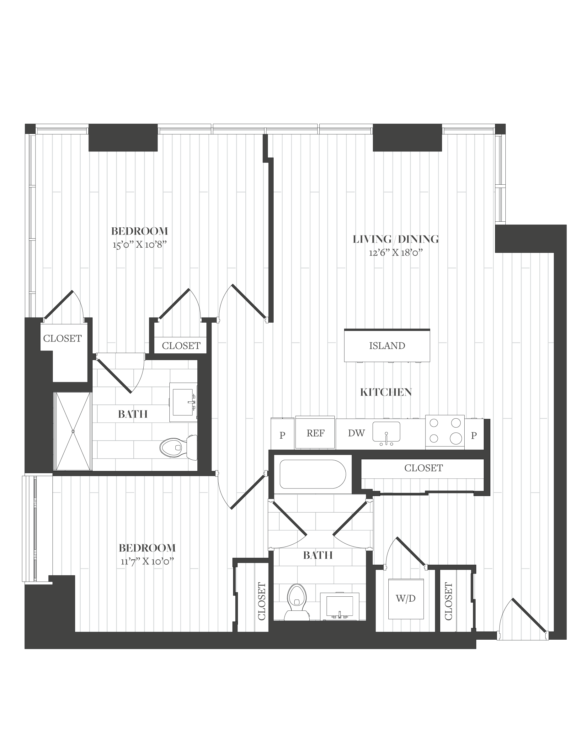 2 Bed/2 Bath-B4