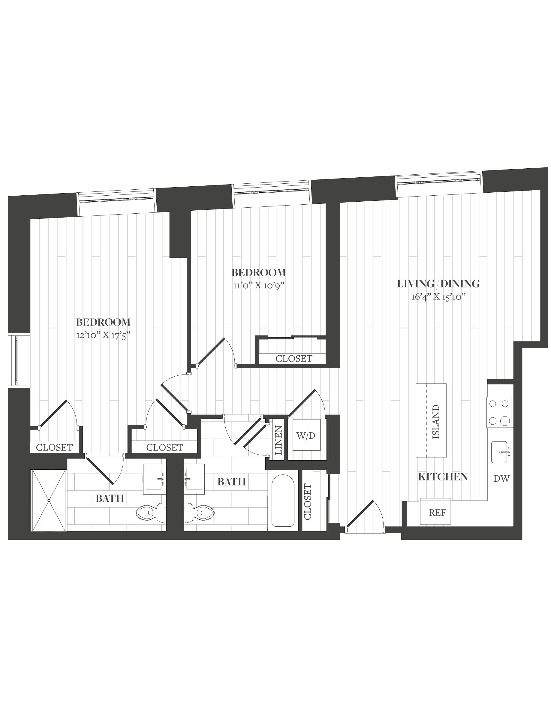2 Bed/2 Bath-B6