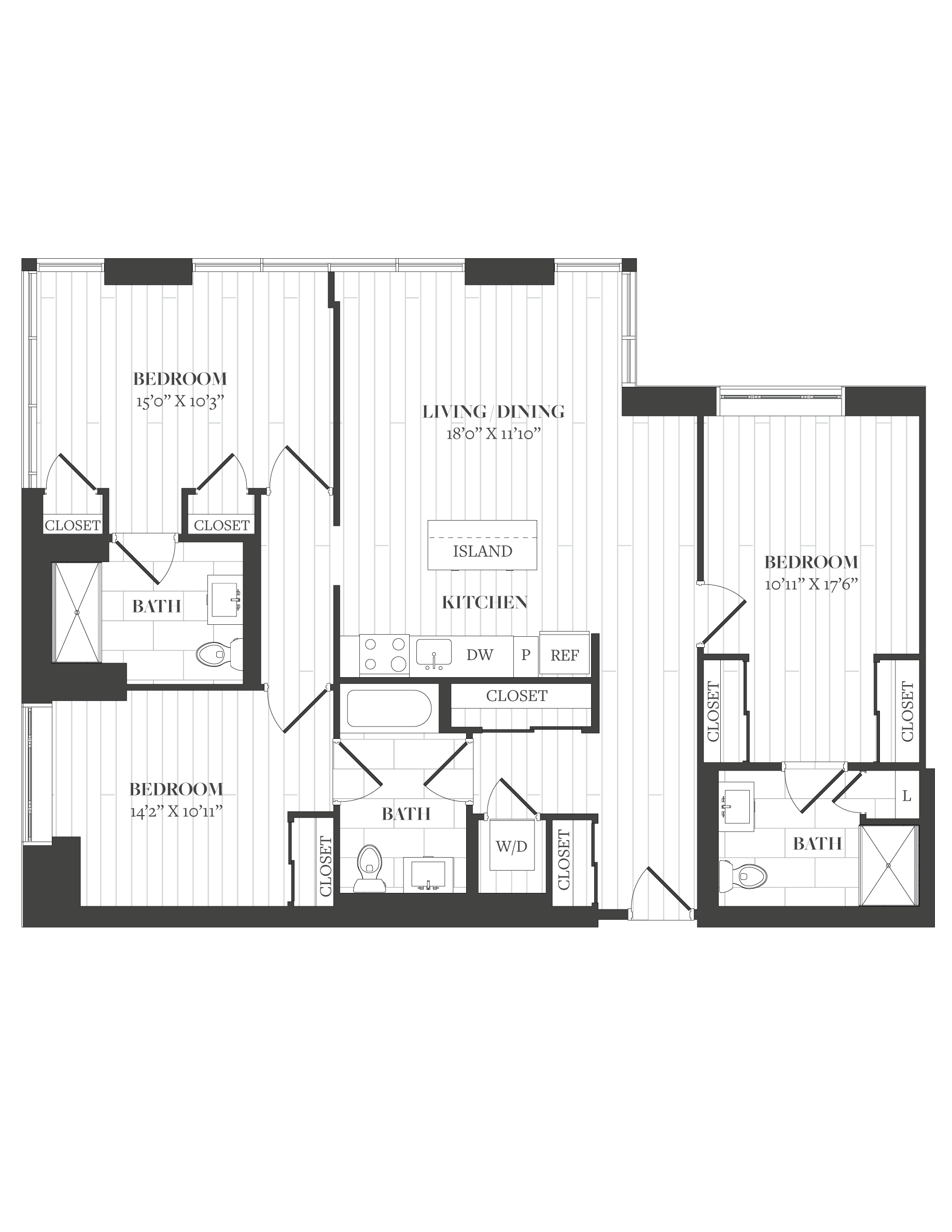 3 Bed/3 Bath-C1