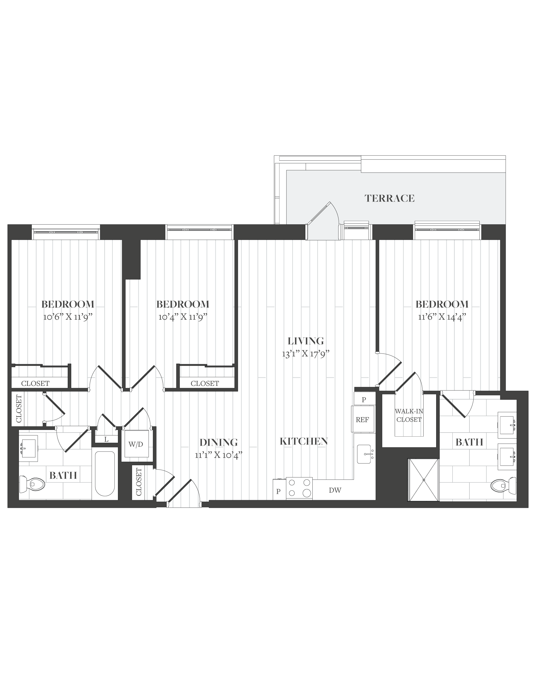3 Bed/2 Bath-C3
