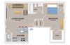 1 Bedroom/1 Bath Apartment Home