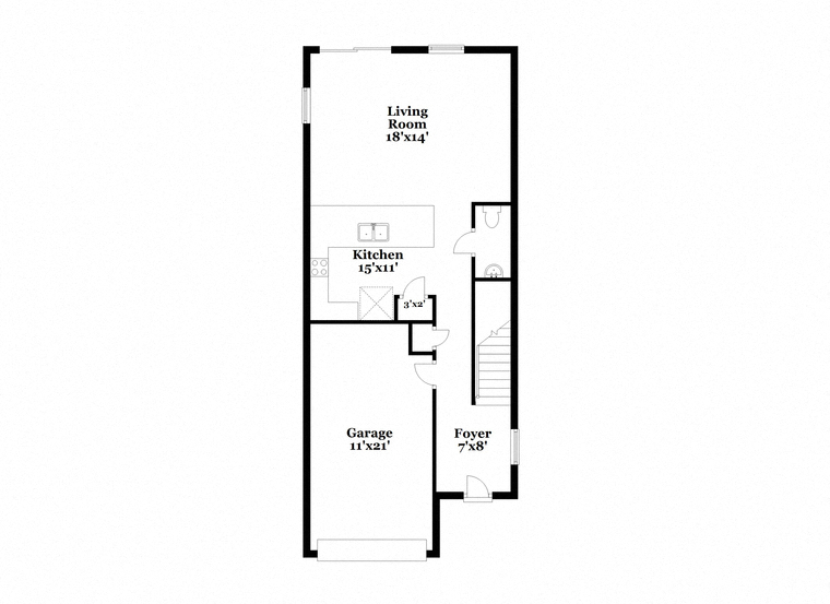 1319 Mull St 3 Beds House for Rent - Photo gallery 3