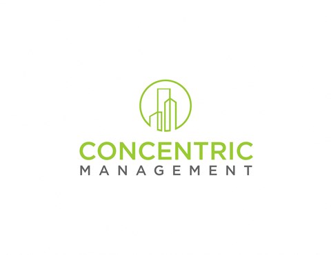 a logo for a manufacturing company with a building in a circle