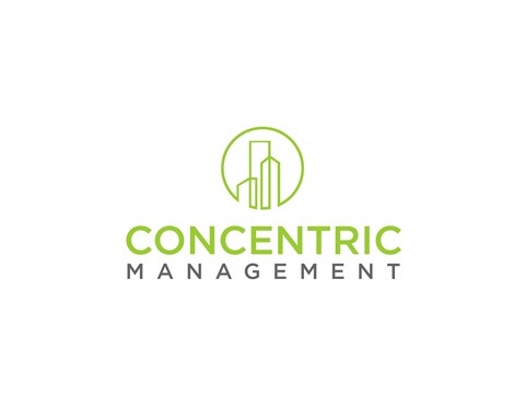 a logo for a manufacturing company with a building in a circle