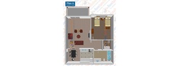 One Bedroom, One Bath