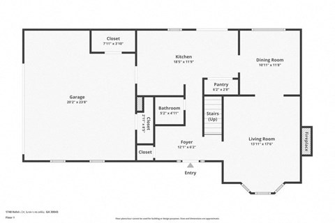 a floor plan of a home showing the bedrooms and baths