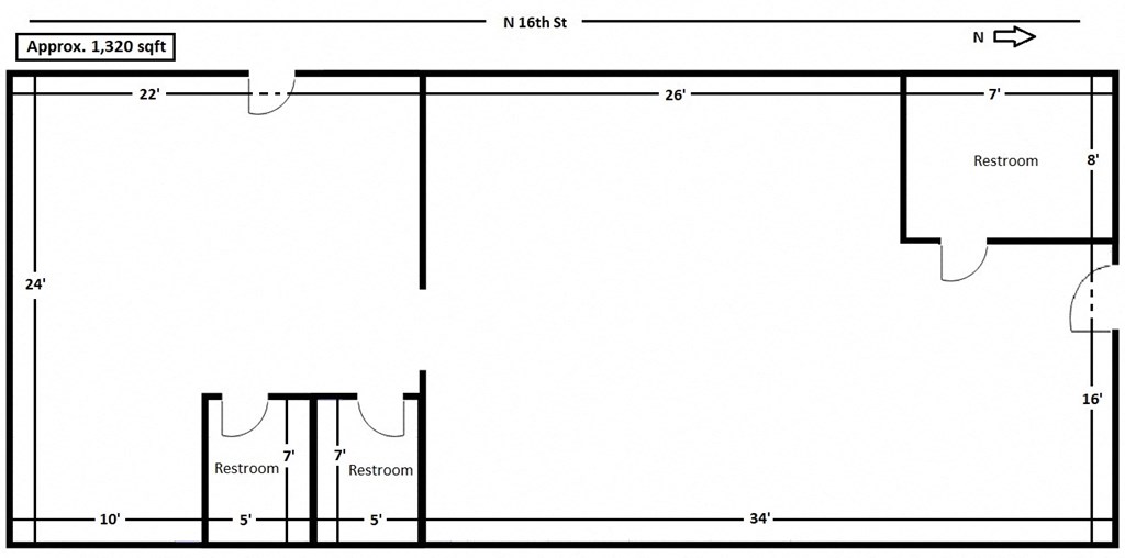 the schematic diagram of the floor plan for the roommates house