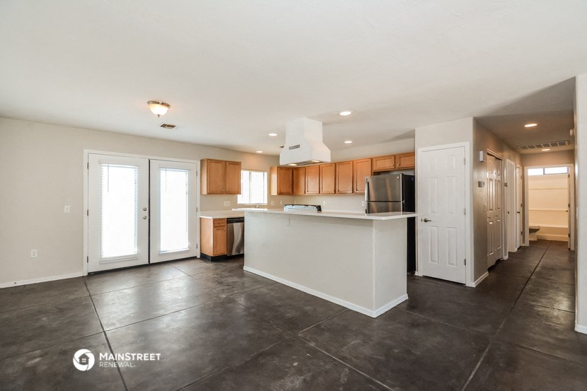 the kitchen is clean and ready for us to use