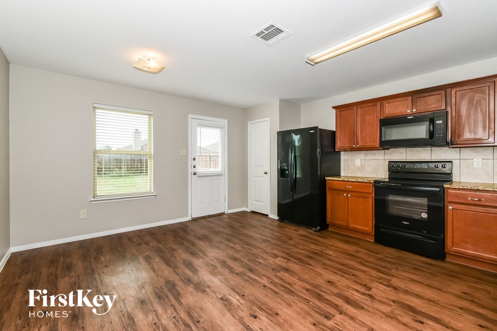 the kitchen is clean and ready for us to use