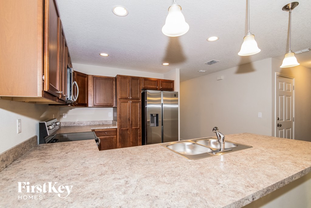 the kitchen is clean and ready for us to use