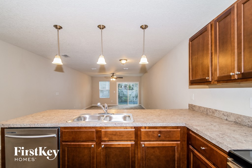 the kitchen is clean and ready for us to use