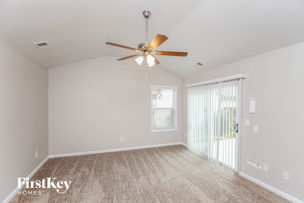 the living room is spacious and ready for you to use