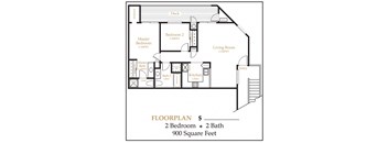 Floorplan at Greentree Terrace Apartments, CONCORD, CA, 94521