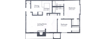 2 Bedroom, 2 Bath