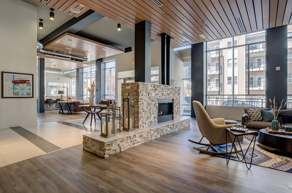 Cozy Fireplace in Clubhouse