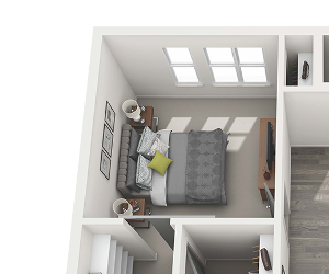 1 Bedroom 1 Bath