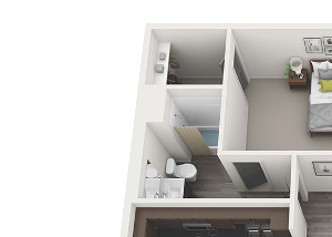2 Bedroom 2 Bath