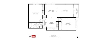 2 bedroom, 1 bath