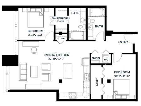 2410 University Ave W 1-2 Beds Apartment for Rent - Photo Gallery 59