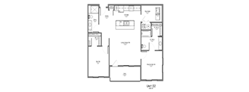 2 Bedroom, 2 Bathroom E2