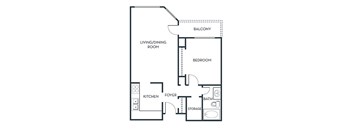 1 BEDROOM (A1) Remodeled
