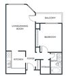1 BEDROOM (A1) Remodeled