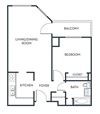 1 BEDROOM (A2) Remodeled