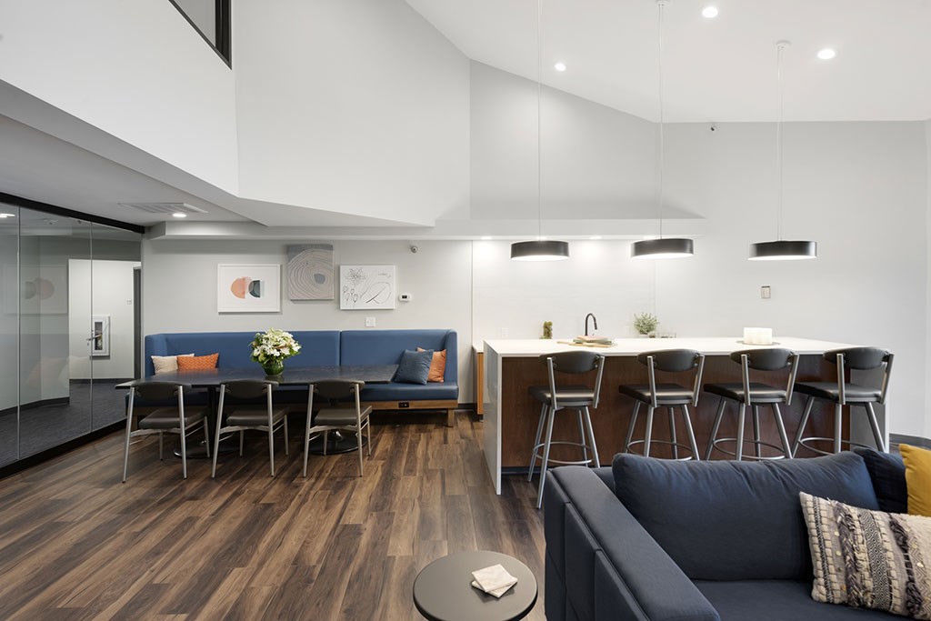 Resident lounge seating area