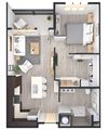 1 Bedroom, 1 Bathroom