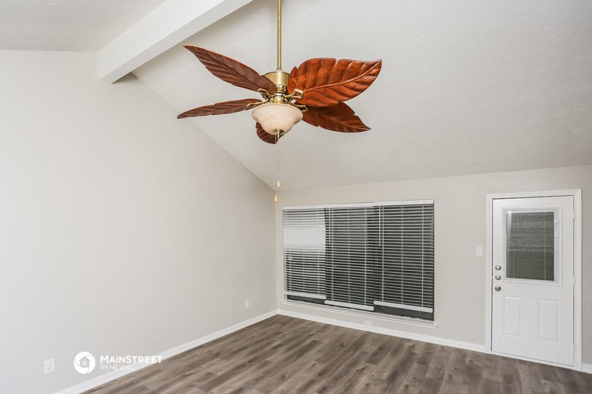 the living room of our two bedroom apartment at university estates