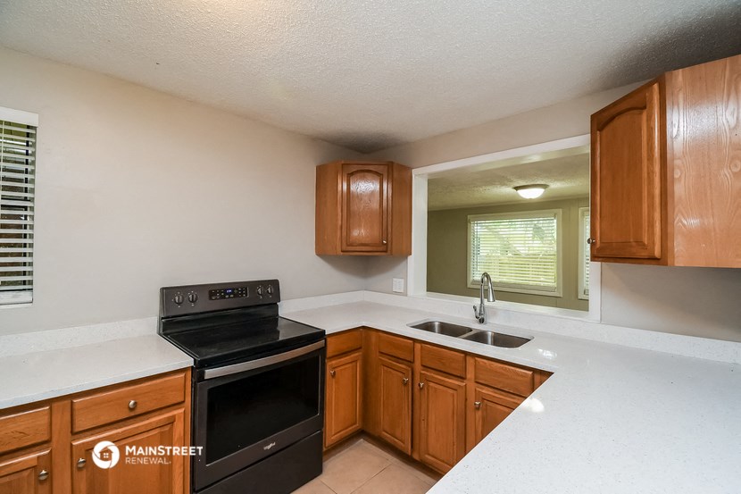 the kitchen is clean and ready for us to use