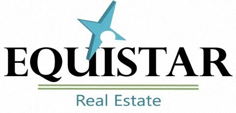 The image is a logo for a real estate company named EQUISTAR.