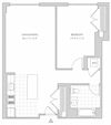 one-bedroom apartment floor plan one-bedroom apartment floor plan