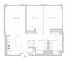 two-bedroom apartment floor plan two-bedroom luxury apartment floor plan in New Brunswick, NJ