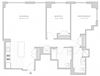 two-bedroom apartment floor plan two-bedroom luxury apartment floor plan in New Brunswick, NJ