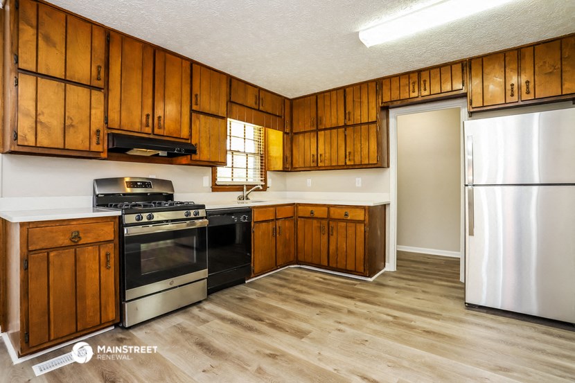 the kitchen is clean and ready for us to use