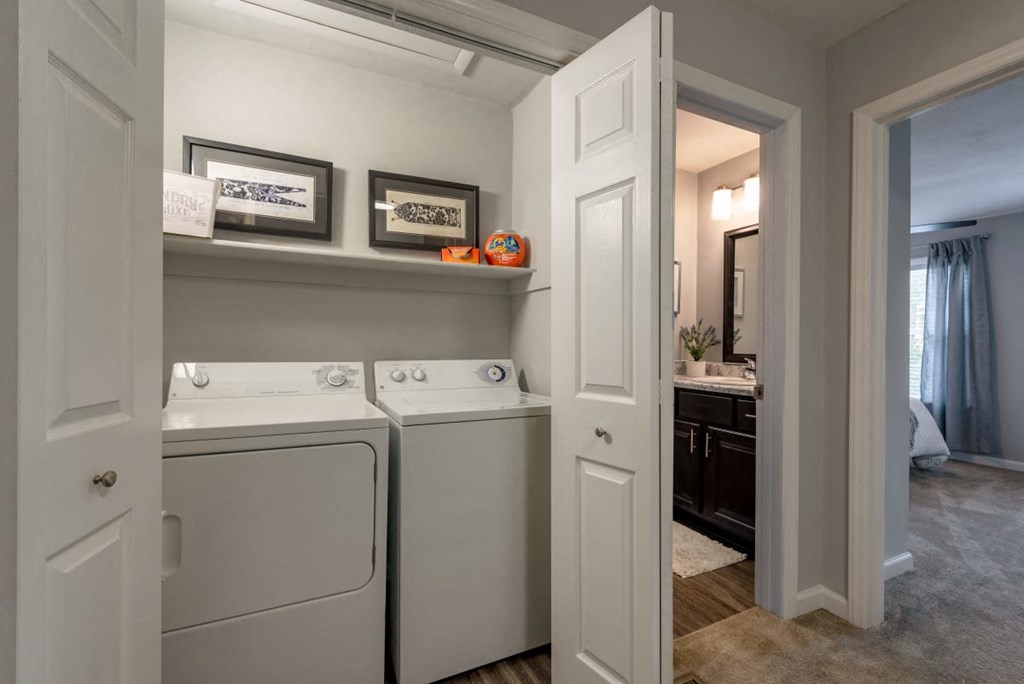 Washer and dryer connections