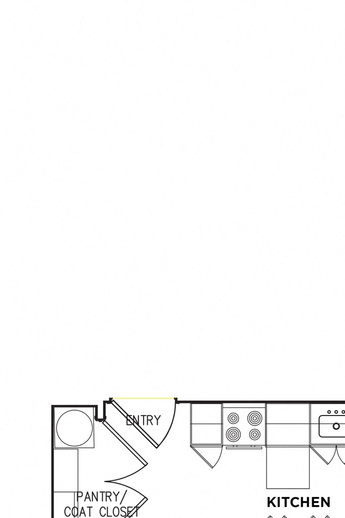 1 BR 1 Bath Suite D
